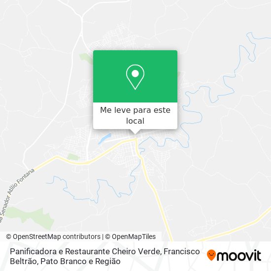 Panificadora e Restaurante Cheiro Verde mapa