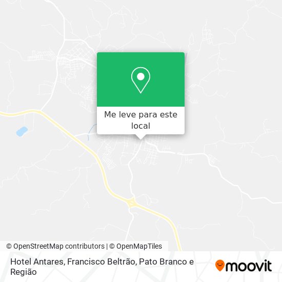 Hotel Antares mapa