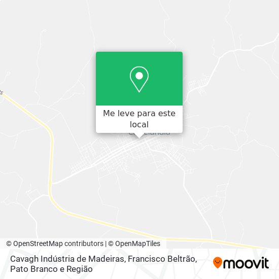 Cavagh Indústria de Madeiras mapa