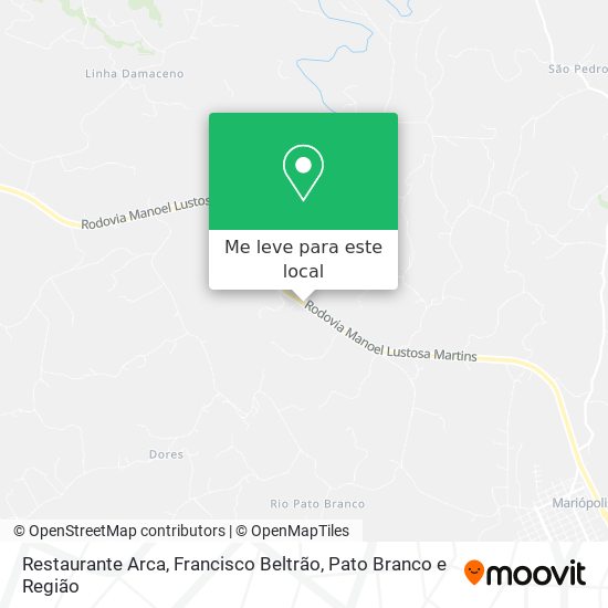 Restaurante Arca mapa