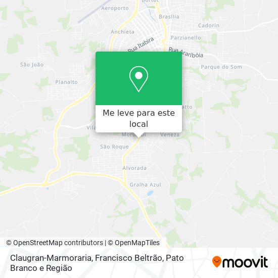 Claugran-Marmoraria mapa