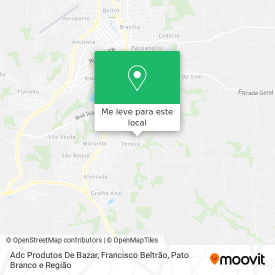 Adc Produtos De Bazar mapa