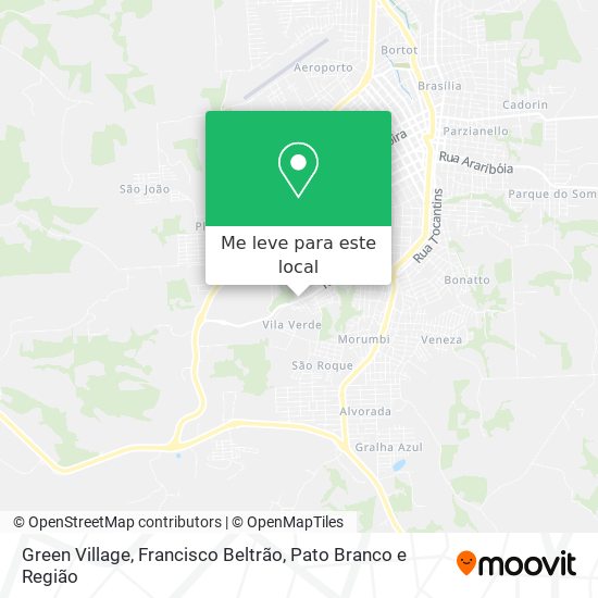 Green Village mapa