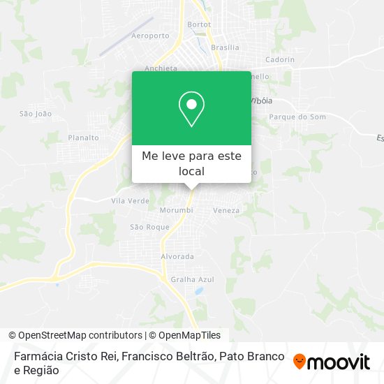 Farmácia Cristo Rei mapa