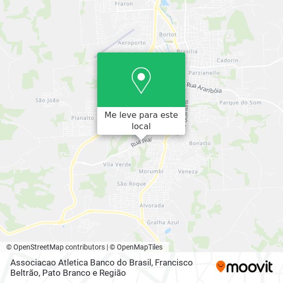 Associacao Atletica Banco do Brasil mapa