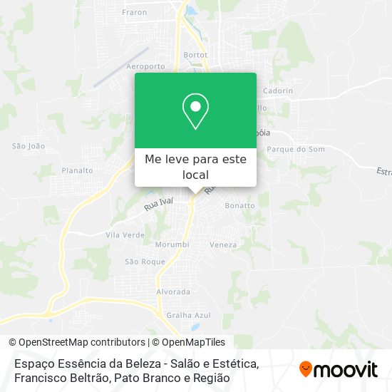 Espaço Essência da Beleza - Salão e Estética mapa