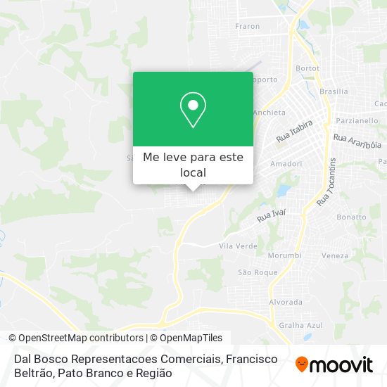 Dal Bosco Representacoes Comerciais mapa
