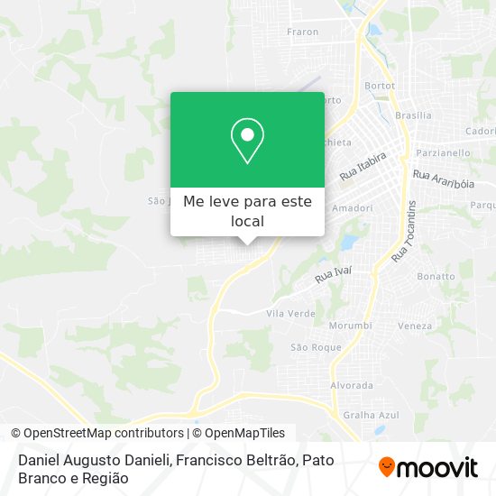Daniel Augusto Danieli mapa