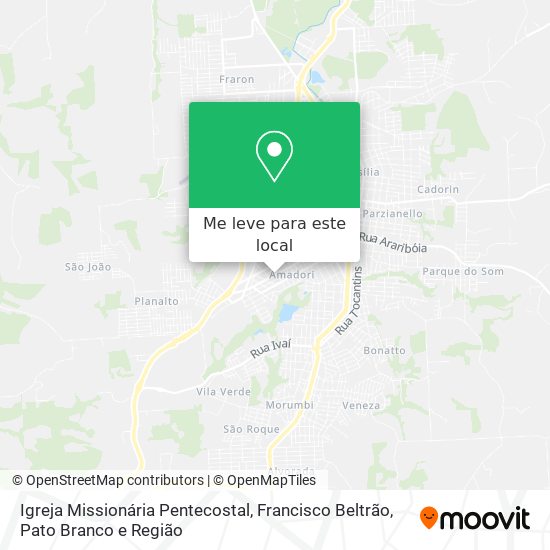 Igreja Missionária Pentecostal mapa