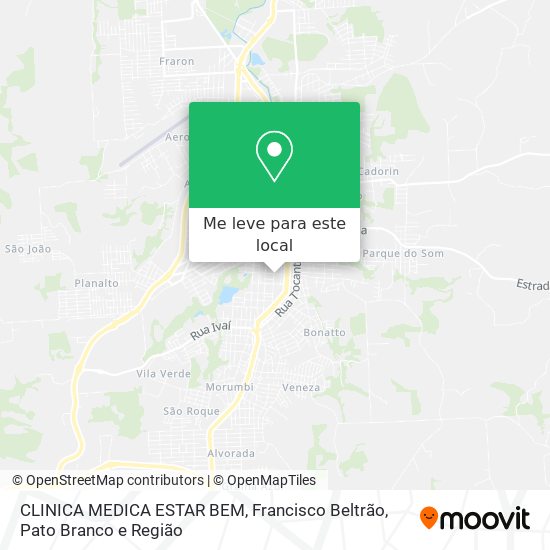 CLINICA MEDICA ESTAR BEM mapa