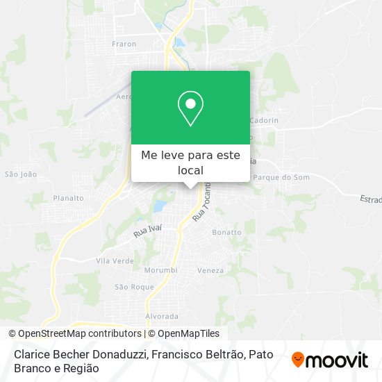 Clarice Becher Donaduzzi mapa