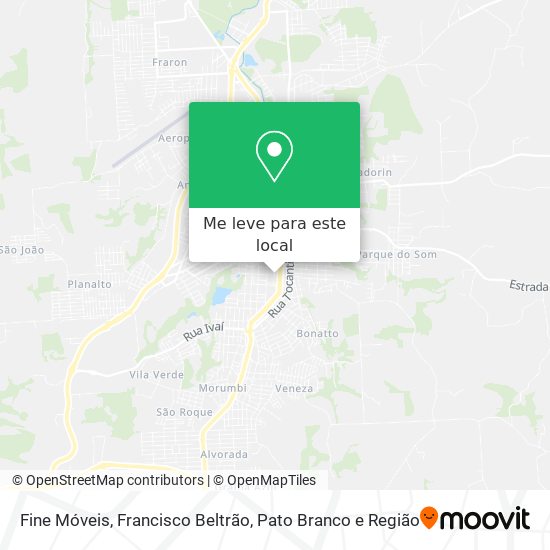 Fine Móveis mapa