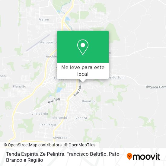 Tenda Espirita Ze Pelintra mapa