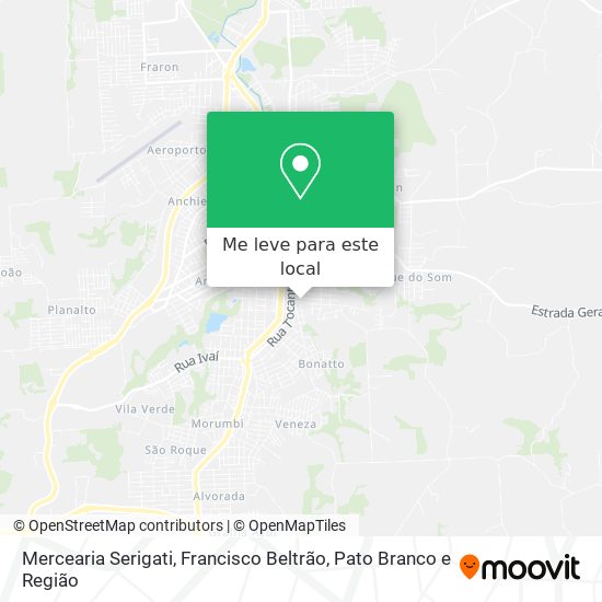 Mercearia Serigati mapa
