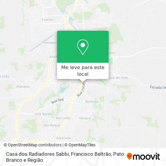 Casa dos Radiadores Sabbi mapa