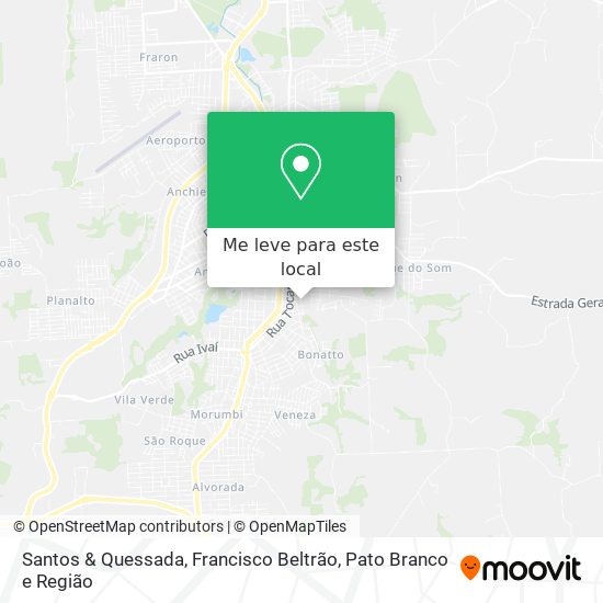 Santos & Quessada mapa