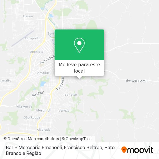 Bar E Mercearia Emanoeli mapa