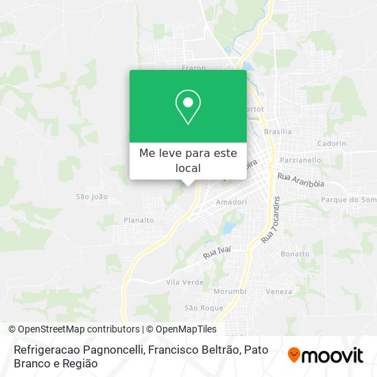 Refrigeracao Pagnoncelli mapa