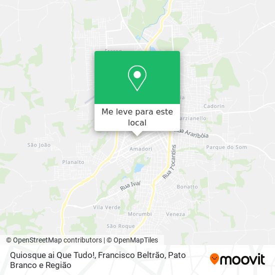 Quiosque ai Que Tudo! mapa