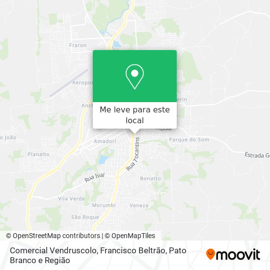 Comercial Vendruscolo mapa