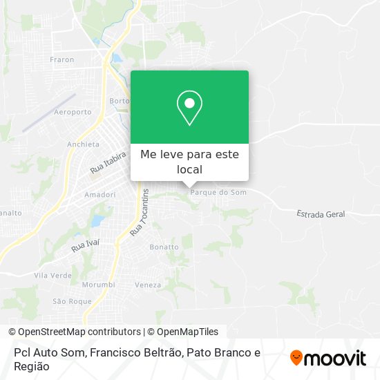 Pcl Auto Som mapa