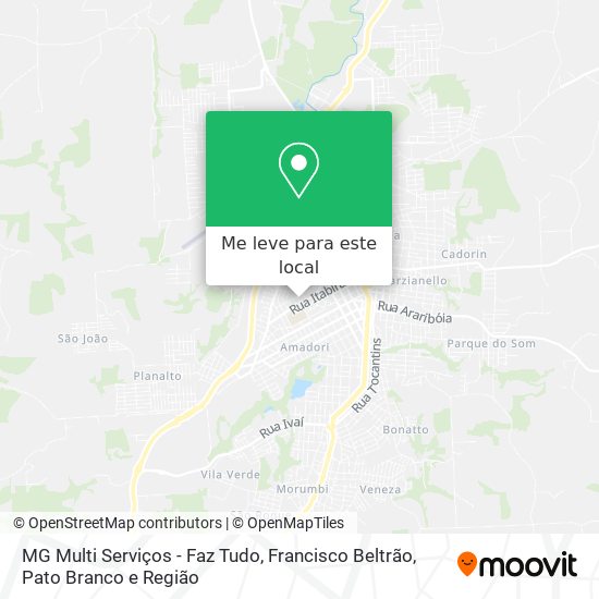 MG Multi Serviços - Faz Tudo mapa