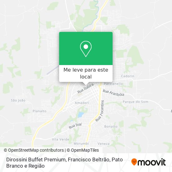 Dirossini Buffet Premium mapa
