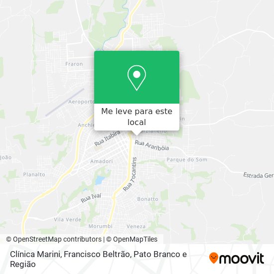 Clínica Marini mapa
