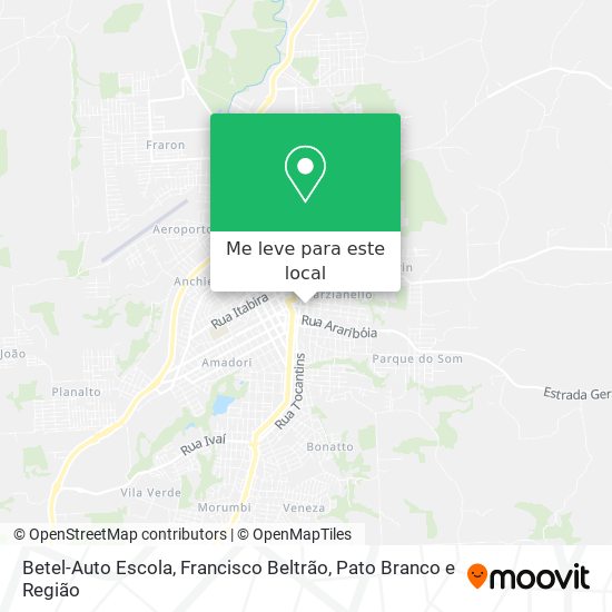 Betel-Auto Escola mapa