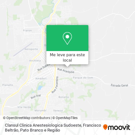 Clansul Clinica Anestesiologica Sudoeste mapa
