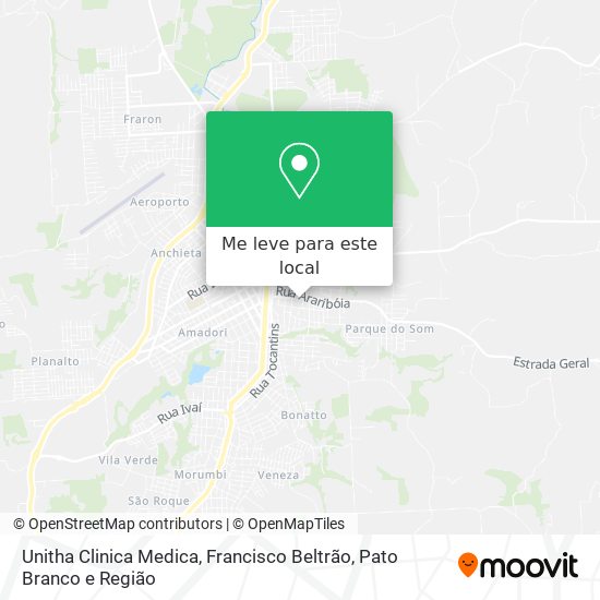 Unitha Clinica Medica mapa