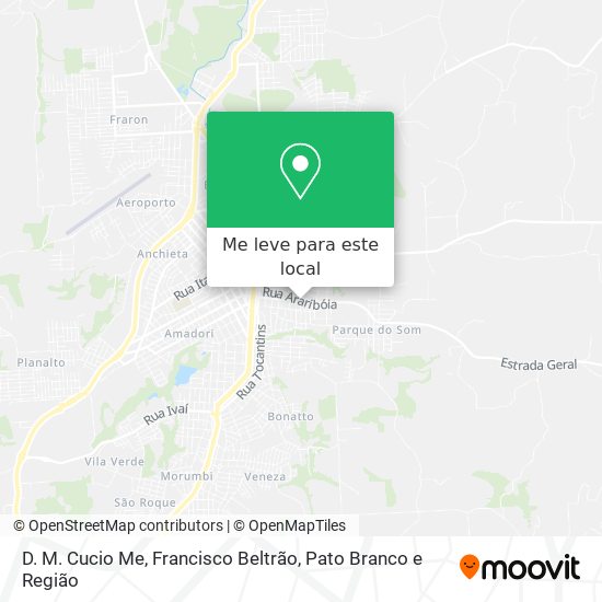 D. M. Cucio Me mapa