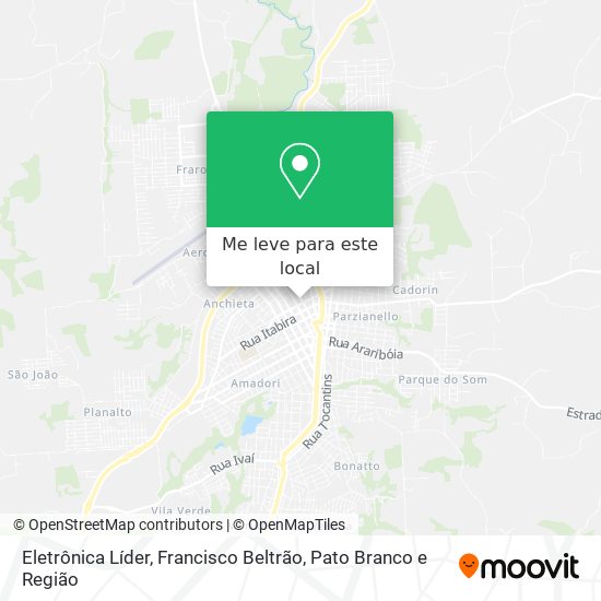 Eletrônica Líder mapa