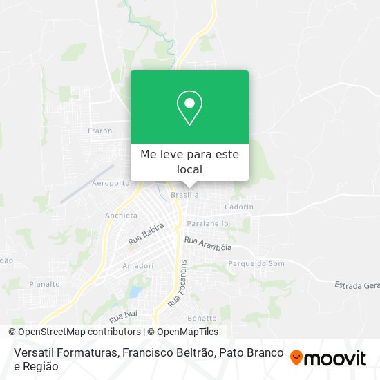 Versatil Formaturas mapa