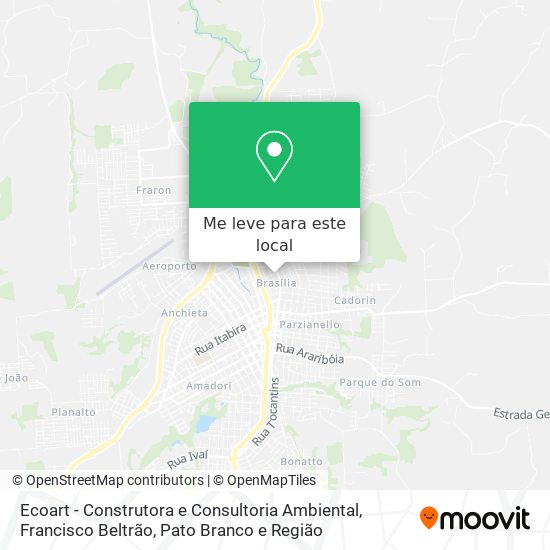 Ecoart - Construtora e Consultoria Ambiental mapa