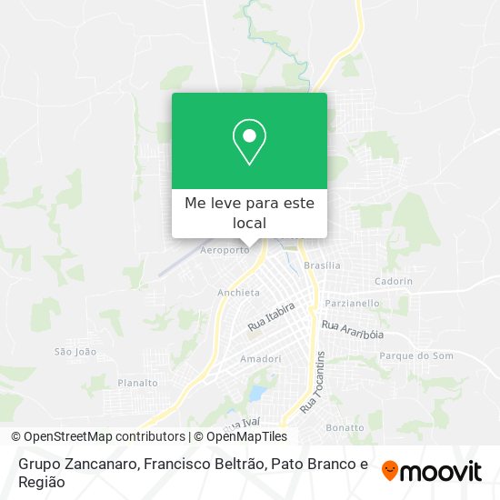 Grupo Zancanaro mapa