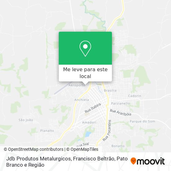 Jdb Produtos Metalurgicos mapa