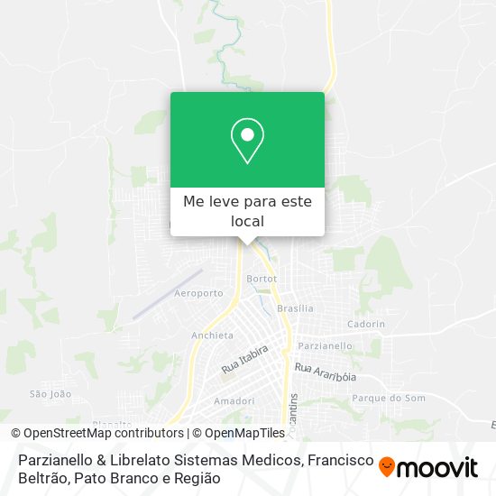 Parzianello & Librelato Sistemas Medicos mapa