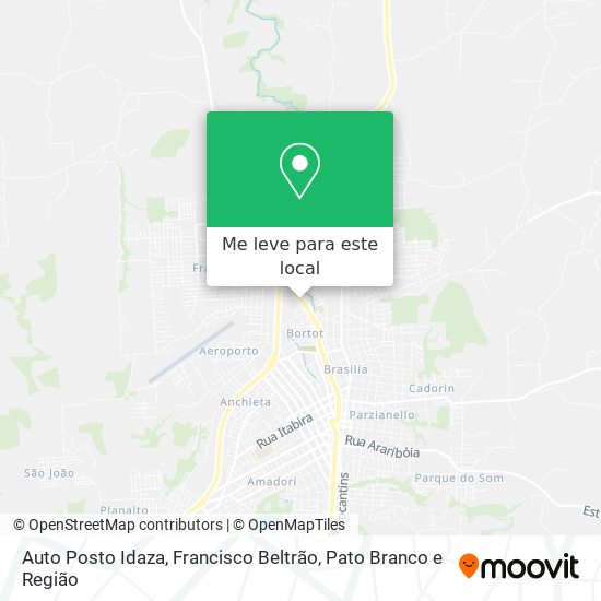 Auto Posto Idaza mapa