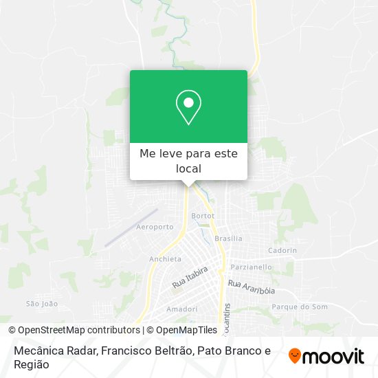 Mecânica Radar mapa