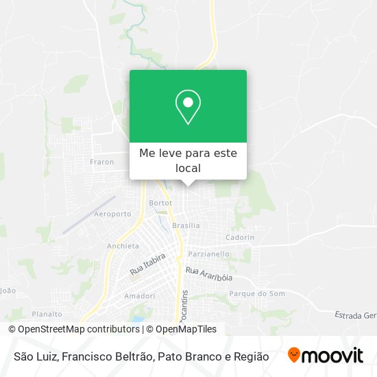 São Luiz mapa