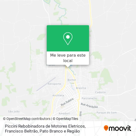 Piccini Rebobinadora de Motores Eletricos mapa