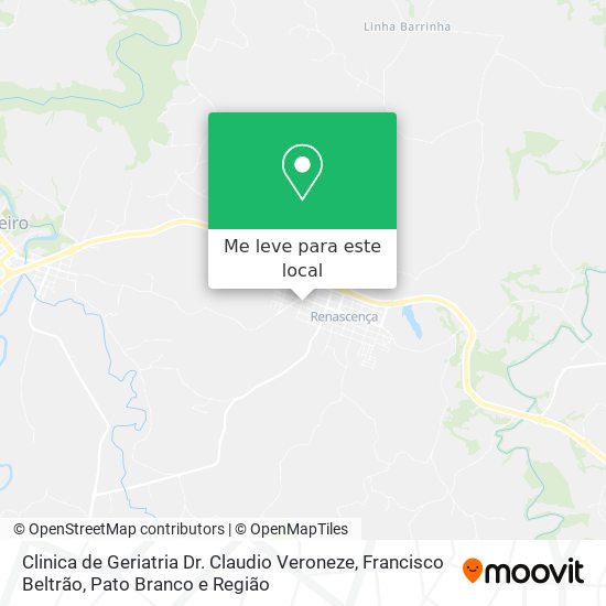 Clinica de Geriatria Dr. Claudio Veroneze mapa