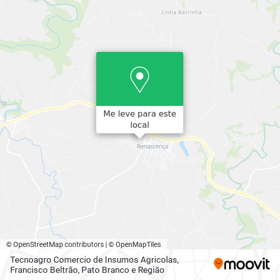 Tecnoagro Comercio de Insumos Agricolas mapa
