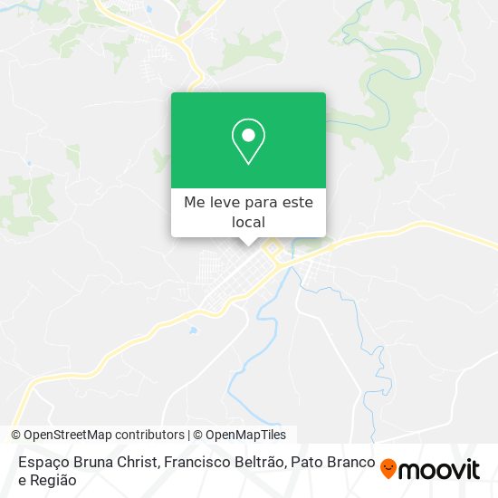 Espaço Bruna Christ mapa