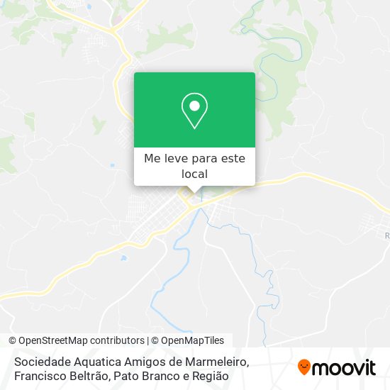 Sociedade Aquatica Amigos de Marmeleiro mapa