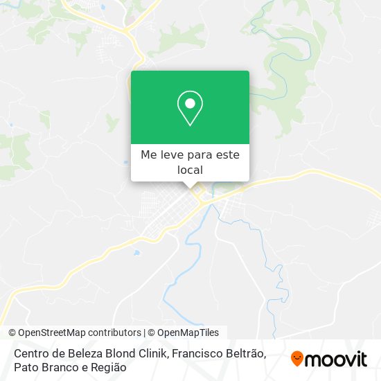 Centro de Beleza Blond Clinik mapa