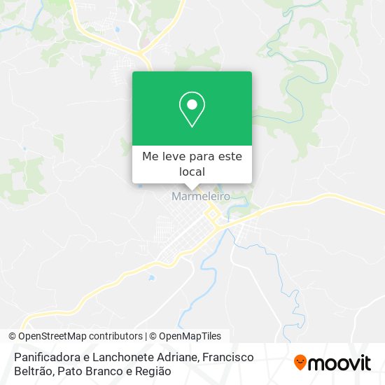 Panificadora e Lanchonete Adriane mapa