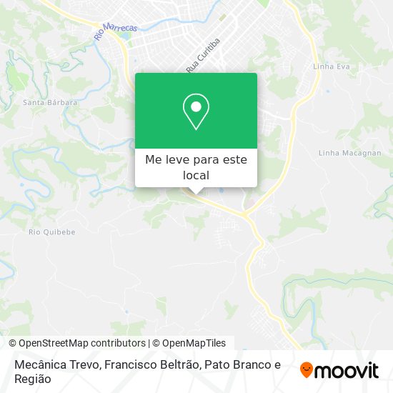 Mecânica Trevo mapa