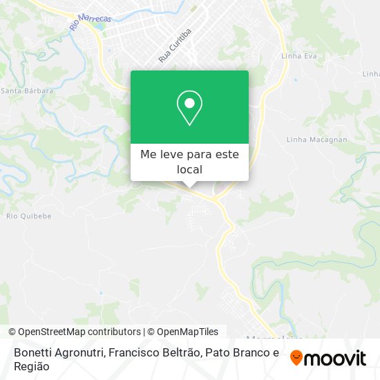 Bonetti Agronutri mapa